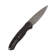 CobraTec Knives Diablo Side Button Auto Folding Knive, 3.5in, D2 Stonewash Steel, Drop Blade, Black, BLKDIABLOAUTO