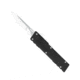 CobraTec Knives Gentlemen's Gen II OTF Knife, 2.8in, Drop Non-Serrated, Black Handle, GENT2BLKCM154DNS