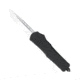 CobraTec Knives FS-3 Large OTF Automatic Folding Knife, 3.5in, D2 Steel, Drop Non-Serrated Blade, Black Handle, LBFS-3DNS