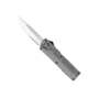CobraTec Knives Lightweight OTF Automatic Folding Knives, 3.25in, D2 Steel, Drop Serrated, Carbon Fiber Handle, CFCTLWDS