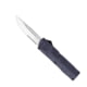 CobraTec Knives Lightweight OTF Automatic Folding Knives, 3.25in, D2 Steel, Drop Serrated, Nypd Blue Handle, NYCTLWDS