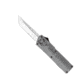 CobraTec Knives Lightweight OTF Automatic Folding Knives, 3.25in, D2 Steel, Tanto Serrated, Carbon Fiber Handle, CFCTLWTS