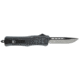CobraTec Knives CTK-1 Medium OTF Automatic Folding Knife, 3in, D2 Steel, Drop Not Serrated, Aluminum Alloy Carbon Fiber Handle, MCFCTK1MDNS