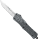 CobraTec Knives CTK-1 Medium OTF Automatic Folding Knife, 3in, D2 Steel, Drop Not Serrated, Aluminum Alloy Carbon Fiber Handle, MCFCTK1MDNS