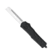 CobraTec Knives FS-3 Medium OTF Automatic Folding Knives, 3in, D2 Steel, Castration Non-Serrated Blade, Black Handle, MBFS-3CASNS