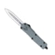 CobraTec Knives FS-3 Medium OTF Automatic Folding Knives, 3in, D2 Steel, Dagger Non-Serrated Blade, Carbon Fiber Handle, MCFFS-3DAGNS