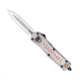 CobraTec Knives FS-3 Medium OTF Automatic Folding Knives, 3in, D2 Steel, Dagger Non-Serrated Blade, Cerakote/Molon Labe Handle, MMLFS-3DAGNS