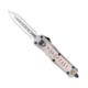 CobraTec Knives FS-3 Medium OTF Automatic Folding Knives, 3in, D2 Steel, Dagger Non-Serrated Blade, Cerakote/Molon Labe Handle, MMLFS-3DAGNS