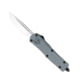 CobraTec Knives FS-3 Medium OTF Automatic Folding Knives, 3in, D2 Steel, Drop Non-Serrated Blade, Carbon Fiber Handle, MCFFS-3DNS