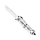 CobraTec Knives FS-3 Medium OTF Automatic Folding Knives, 3in, D2 Steel, Drop Non-Serrated Blade, Cerakote/Come And Take It Handle, MCATIFS-3DNS