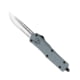 CobraTec Knives FS-3 Medium OTF Automatic Folding Knives, 3in, D2 Steel, Drop Serrated Blade, Carbon Fiber Handle, MCFFS-3DS