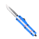 CobraTec Knives FS-3 Medium OTF Automatic Folding Knives, 3in, D2 Steel, Drop Serrated Blade, Ems Handle, MEMSFS-3DS
