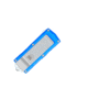 CobraTec Knives Money Clip OTF Automatic Folding Knives, 1.75in, D2 Steel, Drop Non-Serrated, Blue, BLUOTFMCDNS