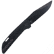 CobraTec Knives Naja 3.50 Folding Plain Black Powder Coated D2 Steel Blade, 4.75 Black G10 Scales Handle, CTNAJBLK