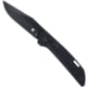 CobraTec Knives Naja Automatic Folding Knife, 3.5 in, Black Powder Coated D2 Steel, Plain Drop Point Blade, G-10 Scales, Black Handle, CTNAJBLK