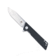 CobraTec Knives Riptide D2 3 in Folding Knive, D2 Blade, G-10, Black, CTRTDD2BLK