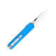 CobraTec Knives Small Enforcer OTF Knife, 2.25in, M390 Drop Non-Serrated, Blue, SCTEBLUM390DNS