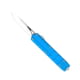CobraTec Knives Small Enforcer OTF Knife, 2.25in, M390 Drop Non-Serrated, Blue, SCTEBLUM390DNS