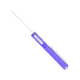 CobraTec Knives Small Enforcer OTF Knife, 2.25in, M390 Drop Non-Serrated, Purple, SCTEPURM390DNS