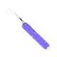 CobraTec Knives Small Enforcer OTF Knife, 2.25in, M390 Drop Non-Serrated, Purple, SCTEPURM390DNS