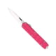 CobraTec Knives Small Enforcer OTF Knife, 2.25in, M390 Drop Non-Serrated, Red, SCTERDM390DNS