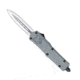 CobraTec Knives FS-3 Small OTF Automatic Folding Knife, 2.75in, D2 Steel, Dagger Non-Serrated Blade, Carbon Fiber Handle, SCFFS-3DAGNS