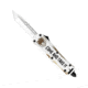 CobraTec Knives FS-3 Small OTF Automatic Folding Knife, 2.75in, D2 Steel, Tanto Non-Serrated Blade, Cerakote/Come And Take It Handle, SCATIFS-3TNS