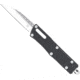 CobraTec Knives Small Sidwinder OTF Knife, 2.5in, D2 Steel, Wharncliffe Plain, Black Aluminum Handle, SBSWWNS