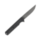 CobraTec Knives Streamline Folding Knive, 3.5in, D2 Stonewash, G-10, Black, CTBLKG10SL