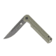 CobraTec Knives Streamline Folding Knive, 3.5in, D2 Stonewash, G-10, Od Green, CTODGG10SL