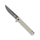 CobraTec Knives Streamline Folding Knive, 3.5in, D2 Stonewash, G-10, Tan, CTTANG10SL