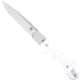 COBRATEC KNIVES TRAPPER HIDDEN REL WHITE ABALONE 154CM, CTTHRWTABA154CM