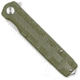 CobraTec Medium Kuzio Drop Folder Assisted Opening Folding Knife, OD Green, 1410122