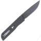 CobraTec Prowler Button Lock Folding Knife, Drop Point Blade, G-10 Black Handle, 1410138