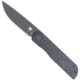 CobraTec Prowler Button Lock Folding Knife, Drop Point Blade, G-10 Black Handle, 1410138