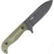 CobraTec Knives PSK Fixed Blade Knife, 4.5 in, 14C28N Black Stonewasheded Blade, Spear Point Blade, Micarta, OD Green Dark Stonewashed Handle, CTPSKODGMCADSW, 1410079