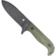 CobraTec Knives PSK Fixed Blade Knife, 4.5 in, 14C28N Black Stonewasheded Blade, Spear Point Blade, Micarta, OD Green Dark Stonewashed Handle, CTPSKODGMCADSW, 1410079