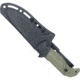 CobraTec Knives PSK Fixed Blade Knife, 4.5 in, 14C28N Satin Stonewashed Blade, Spear Point Blade, Micarta, OD Green Handle, CTPSKODGMCASSW