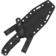 CobraTec Recondo G10 Fixed Blade Knife, Black/Stonewash Handle, 1410882