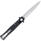 CobraTec Stiletto Button Lock Assisted Opening Folding Knife, Black/Satin, G10 Handle, 1410170
