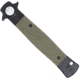 CobraTec Knives Stiletto Button Lock Folding Knife, 4 in, VG10 Steel, Spear Point Blade, G10, OD Green/Black Handle, CTSTLBLG10ODGBLK