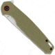 CobraTec Knives Talon Folder Folding Knife, 3.18 in, D2 Steel, Tanto, G-10, OD Green Handle, CTTLNODG, 1410176