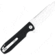 CobraTec Knives Tank Folder Folding Knife, 3.5 in, D2 Steel, Drop Point Blade, G-10, Black Handle, CTTANKBLK, 1410177