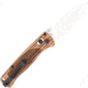 CobraTec Zebrawood Bar Lock Assisted Opening Folding Knife, Tanto Blade, Zebrawood Silver, 1410189