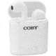 Coby 510 True Wireless Earbuds, White, COBY-CETW510WHT