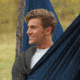 Coghlans Single Parachute Hammock, Blue, Blue, COG-17509