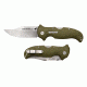 Cold Steel Bush Ranger Lite 8 3/8in Folding Knife, Black/Silver, CS-21A