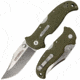 Cold Steel Bush Ranger Lite Folding Knife, 3.5in, 8Cr13MoV SS, Folding Plain Clip Point Satin Blade, OD Green GFN Handle, CS-21AZ