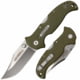 Cold Steel Bush Ranger Lite Folding Knife, 3.5in, 8Cr13MoV SS, Folding Plain Clip Point Satin Blade, OD Green GFN Handle, CS-21AZ