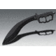 Cold Steel Chaos Kukri Fixed Blade Knife, 12.5in Plain Black SK-5 High Carbon, Black Aluminum Handle, CS-80NTK